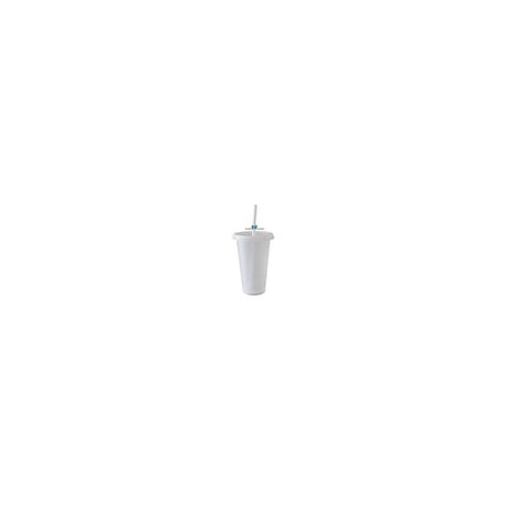 VASO PIXY 16 OZ TAPA Y POPOTE NATURAL