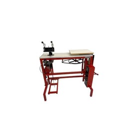 MESA PARA IMPRESION EN SERIGRAFIA DE GLOBOS Y FORMAS PLANAS CON BOMBA