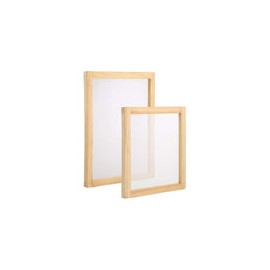 MARCO DE MADERA TENSADO MALLA BLANCA 80X90 CMS 120 PUNTOS
