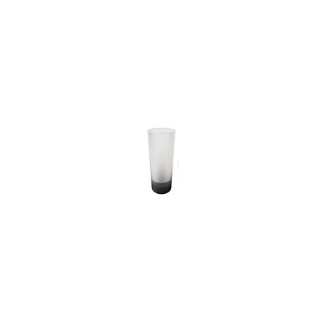 VASO TEQUILERO 2oz CRISTAL OPACO  FONDO HUMO NEGRO ESMERILADO PARA SUBLIMAR 58 ML SUBLIMACION ENCOGRAPHICS