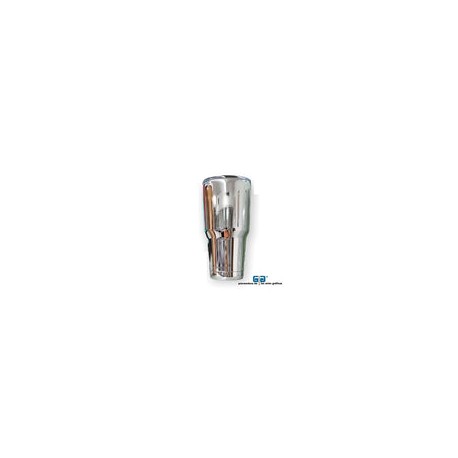 TERMO DOBLE PARED ACERO INOXIDABLE  PLATAESPEJO C/TAPA FR CAL 870ML
