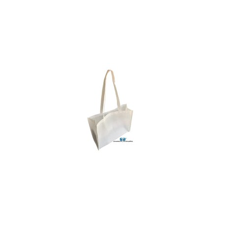 BOLSA BLANCA PARA SUBLIMAR CON FUELLE 46 X 35 ASA 75