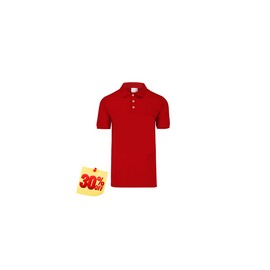PLAYERA POLO 50% POLIESTER, 50% ALGODON/PREM 230GR HOMBRE ROJA TALLA XL YTISPA