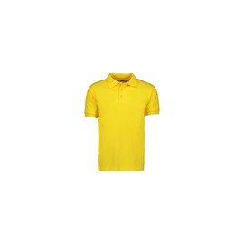 PLAYERA  POLO 50% POLIESTER, 50% ALGODON/PREM 230GR HOMBRE AMARILLA TALLA S YTISPA