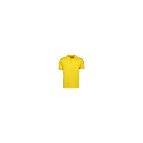 PLAYERA  POLO 50% POLIESTER, 50% ALGODON/PREM 230GR HOMBRE AMARILLA TALLA S YTISPA
