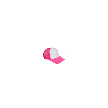 GORRA ROSA NEON CON BLANCO ADULTO ENCOGRAPHICS
