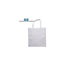 ECO BOLSA BLANCA POLIPROPILENO (NON WOVEN) C/FUELLE 24x39CMS