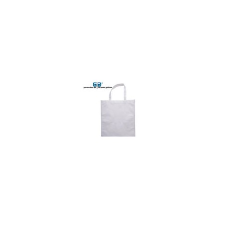 ECO BOLSA BLANCA POLIPROPILENO (NON WOVEN) C/FUELLE 24x39CMS