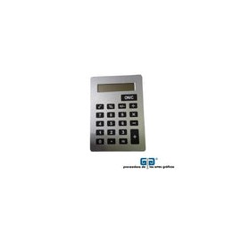 CALCULADORA MEGA COLOR PLATA 21X29.5CMS