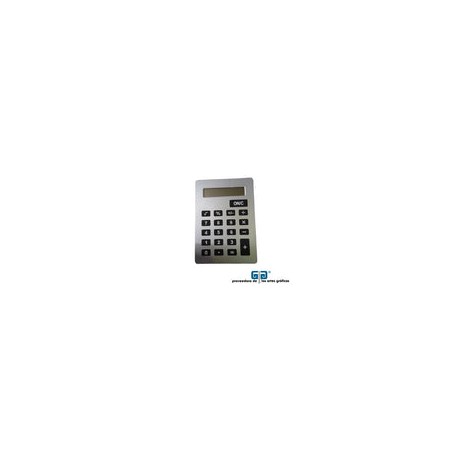 CALCULADORA MEGA COLOR PLATA 21X29.5CMS