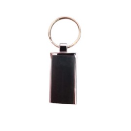 LLAVERO KARPOS RECTANGULAR PLATA CON NEGRO