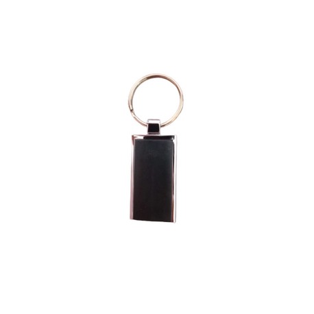 LLAVERO KARPOS RECTANGULAR PLATA CON NEGRO