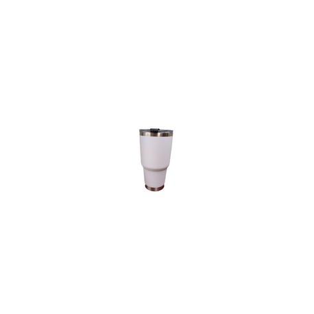 VASO ACERO INOXIDABLE 30 OZ BLANCO TAPA SEGURIDAD