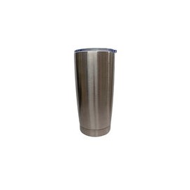VASO ACERO INOXIDABLE 20 OZ PLATA ACERO CON TAPA