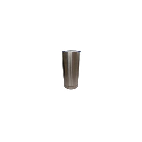 VASO ACERO INOXIDABLE 20 OZ PLATA ACERO CON TAPA