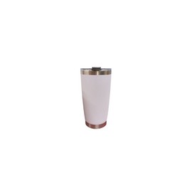 VASO ACERO INOXIDABLE 20 OZ BLANCO CON TAPA