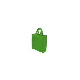 ECO BOLSA 40X30X15 CON FUELLE VERDE LIMON