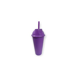VASO LIBE 24 OZ PURPURA TAPA DOMO Y POPOTE