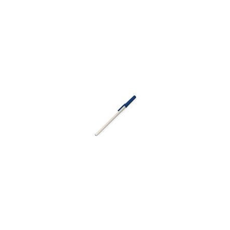 BOLIGRAFO (PLUMA) ECO BLANCO CON TAPON AZUL
