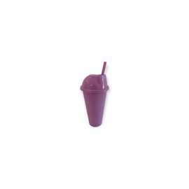 VASO LIBE 24 OZ MALVA TAPA DOMO Y POPOTE